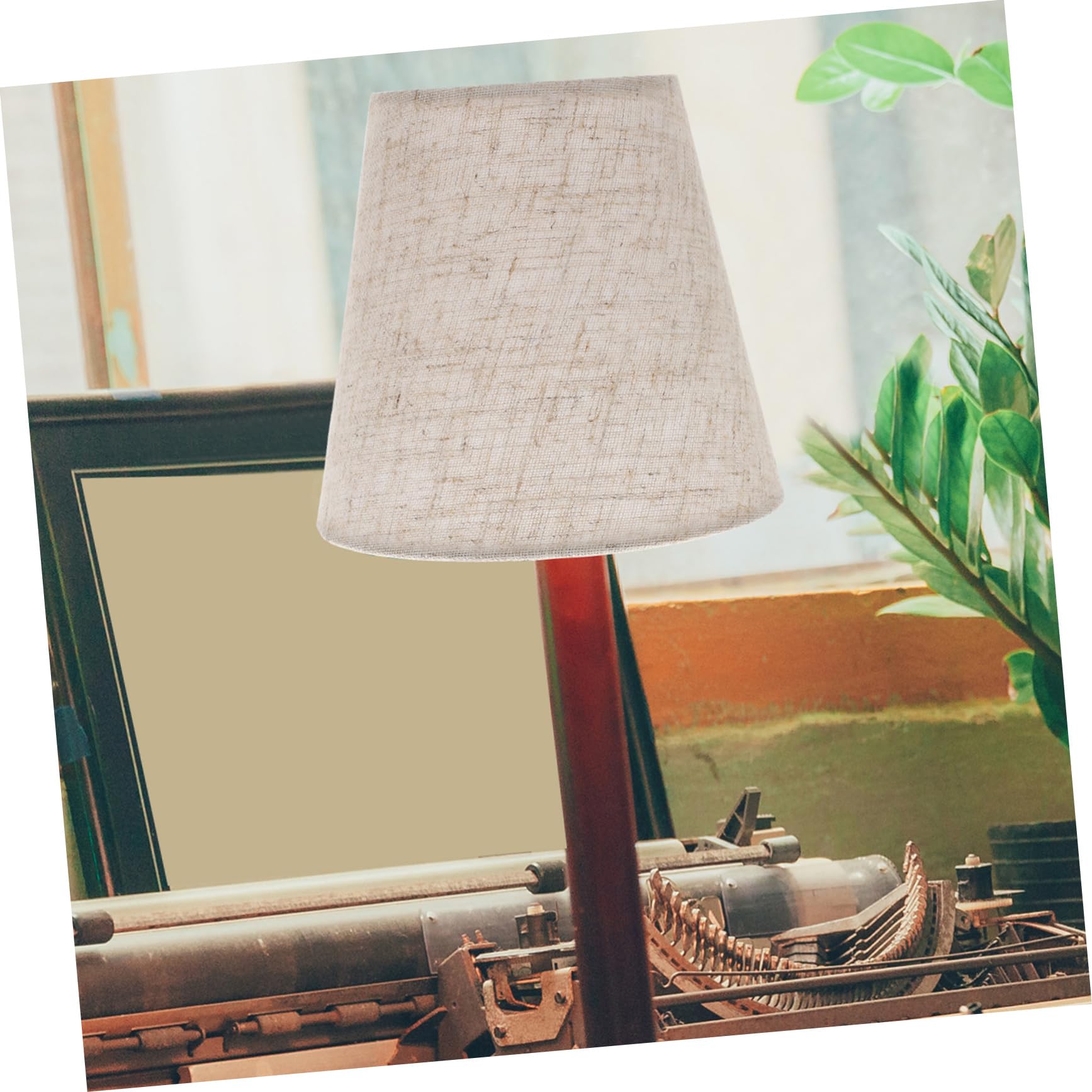 Abat-Jour En Tissu Pour Lampe De Table E14 Couvercle De Lampe De Bureau Diffuse Une Lumière Douce Installation Facile Pour Chambre Et Salon 1 Pièce