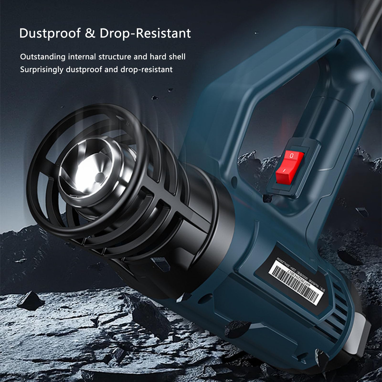 Pistola De Calor De 2500 W Con Pantalla LCD Digital - Control Preciso De La Temperatura, Protección Contra Sobrecalentamiento, 4 Boquillas Para Tubos Termorretráctiles, Decapado De Laca