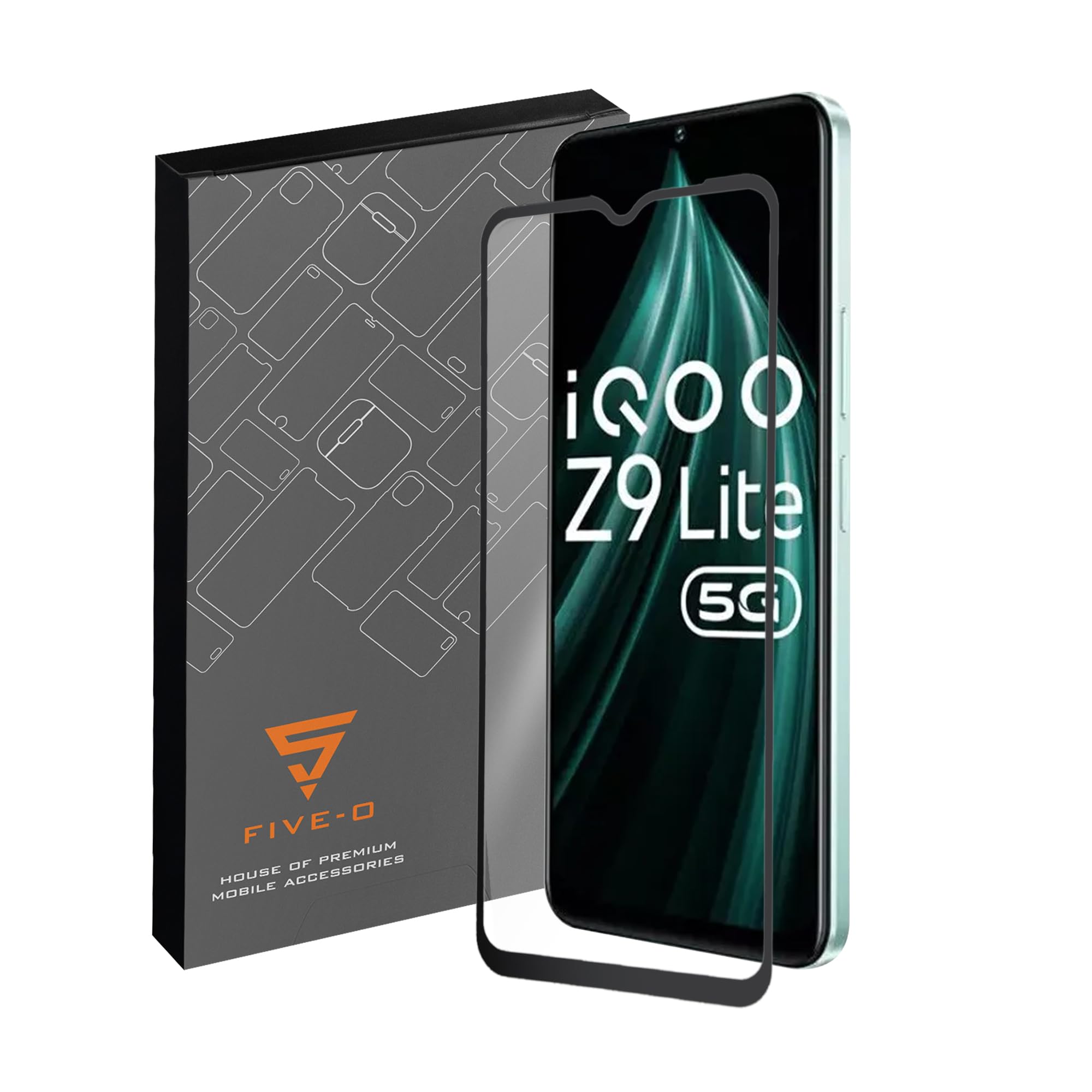FIVE-O Tempered Glass Screen Guard For Iqoo Z9 Lite 5G Smartphone-Edge To Edge Tempered Glass Screen Protector-9H Hardness-6D Tempered Glass-Pack Of 1 (B0D8SNJB3Y) Amazon Price History, Amazon Price Tracker