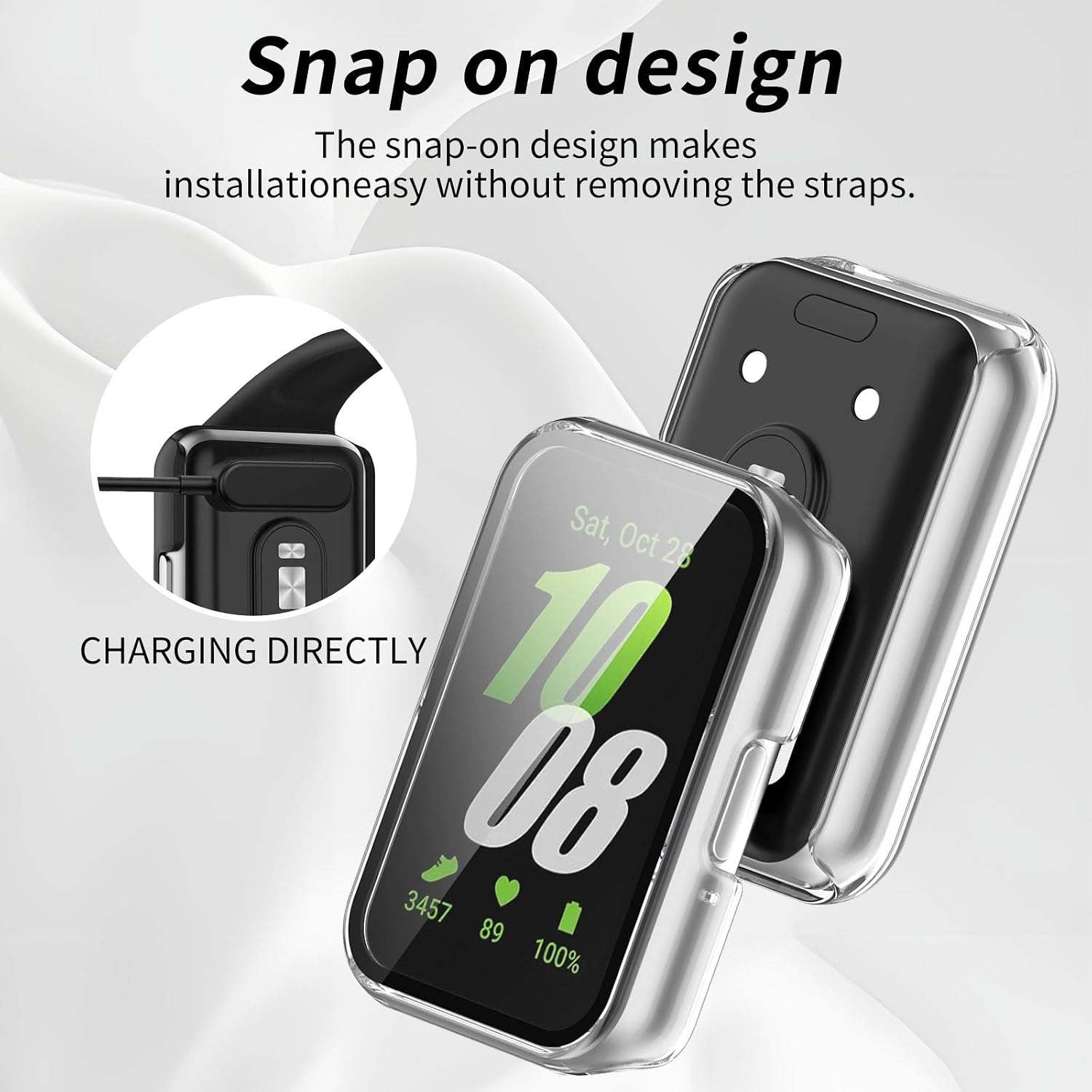 4 Pack for Samsung Galaxy Fit 3 Screen Protector Case image 4