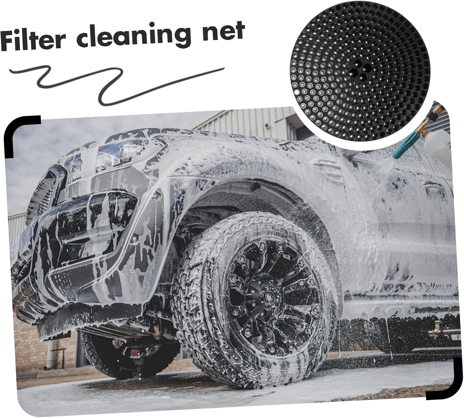 Cabilock 1 Pair Car Wash Filter Screen PP Bucket Insert for Car Washing