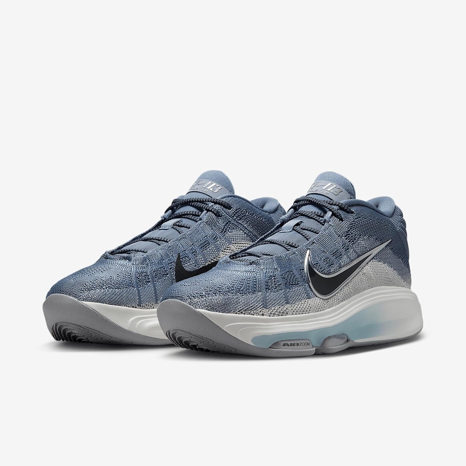 Nike G.T. Hustle 3 Basketball Shoes (FV5953-402, Ashen Slate/Sail/White/Anthracite) Size 5.5