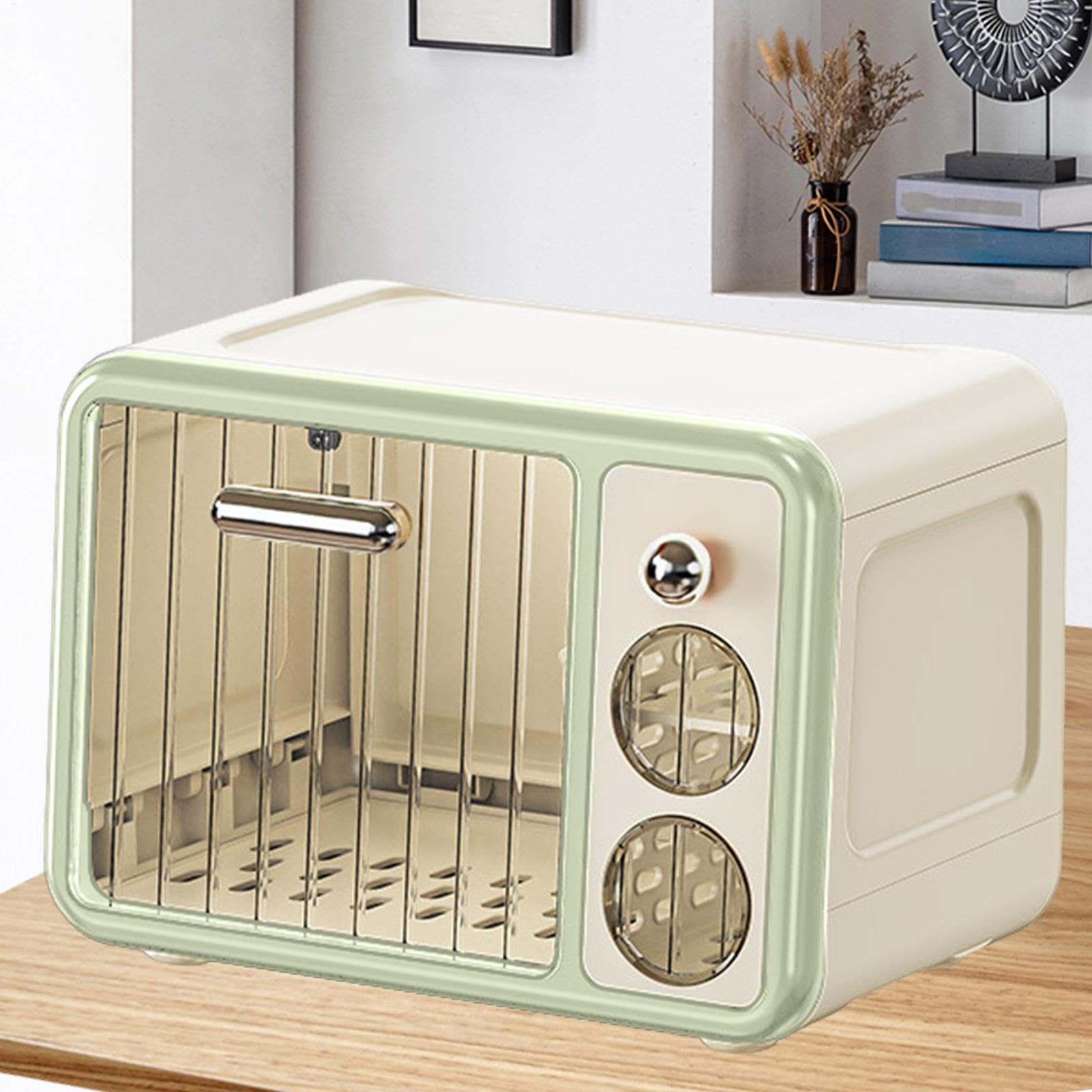 Organiseur de rangement, boîte à bouteilles, organiseur de biberon | support de séchage pour biberon, design pliable et portable, rangement pour biberons d'allaitement résistant à la poussière