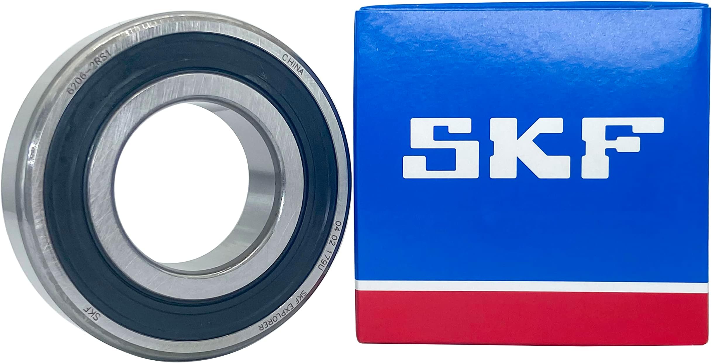 2PACK SKF 6206-2RS1 6206-2RS 30X62X16mm Double Rubber Seal Deep Ball Bearings
