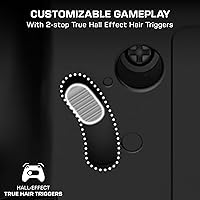 Vista 2 de Turtle Beach Rematch Advanced Wired Gaming Controller Licensed for Xbox Series X S, Xbox One, Windows PC - Colorful, Remappable Buttons, Hair