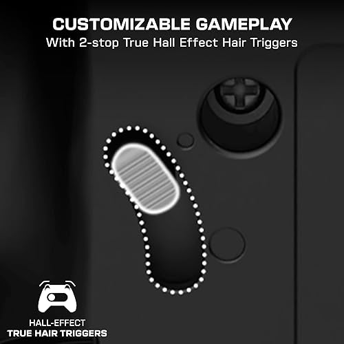 Vista 2 de Turtle Beach Rematch Advanced Wired Gaming Controller Licensed for Xbox Series X S, Xbox One, Windows PC - Colorful, Remappable Buttons, Hair