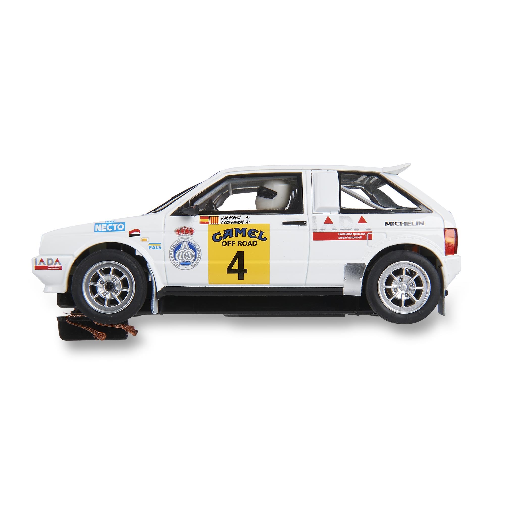 SCALEXTRIC - Veicolo da corsa Classic - Auto Slot - Scala 1:32 (Seat Ibiza Bimotor - J.M. Servià - Pals '86)