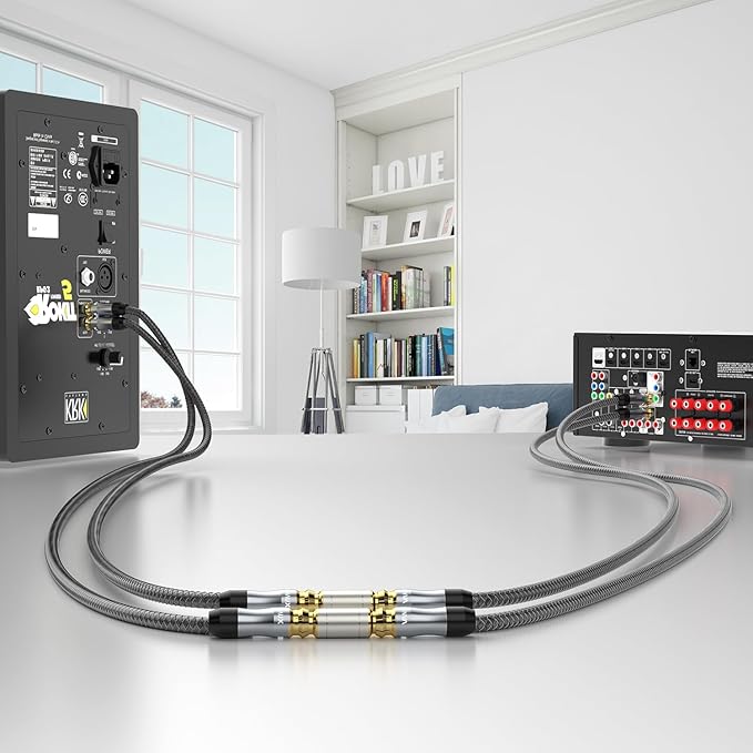 VANAUX 4 Conectores RCA Hembra a Hembra Bañados en Oro miniatura 7