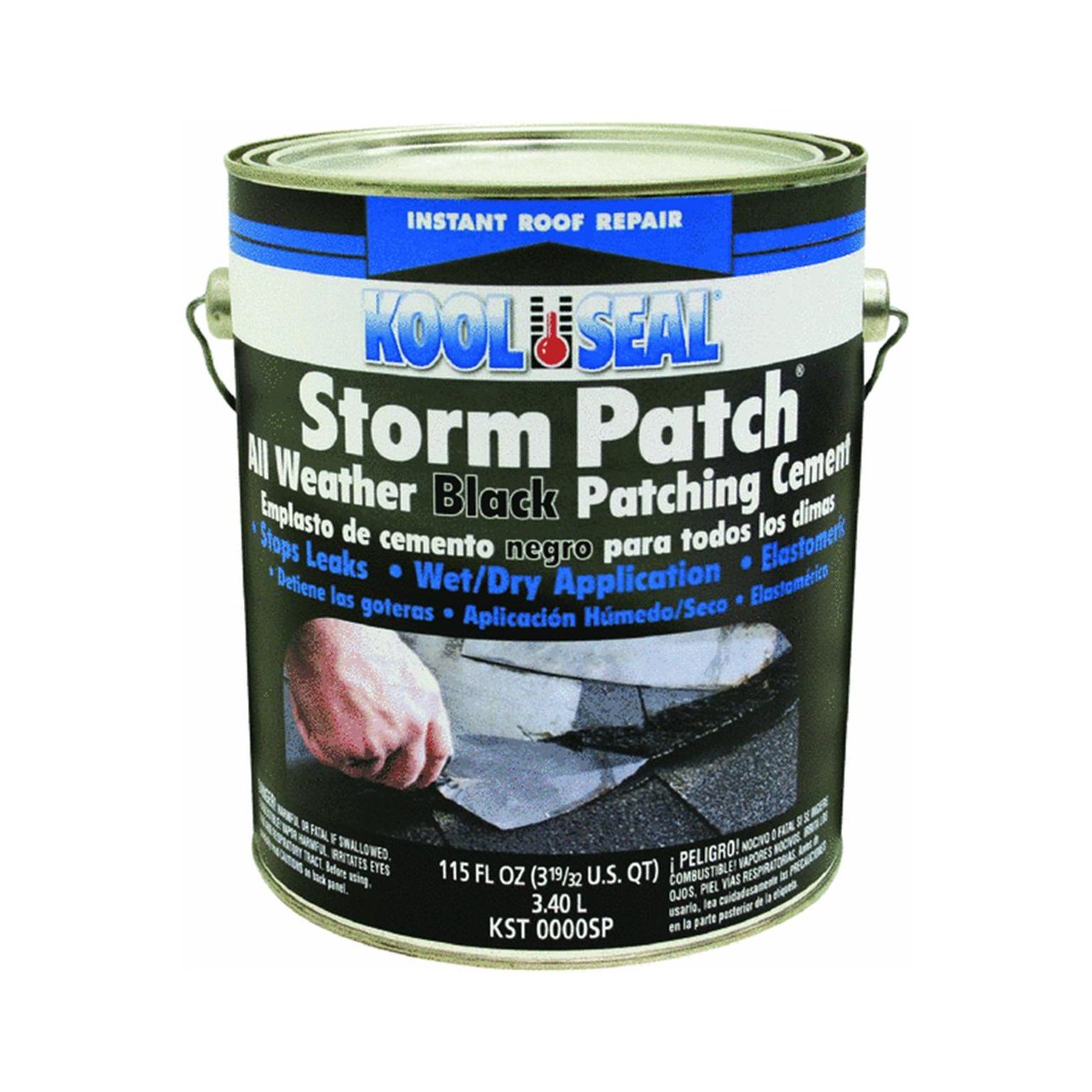 Roof Repair, Black, 1 gal, 10 to 15 sq ft