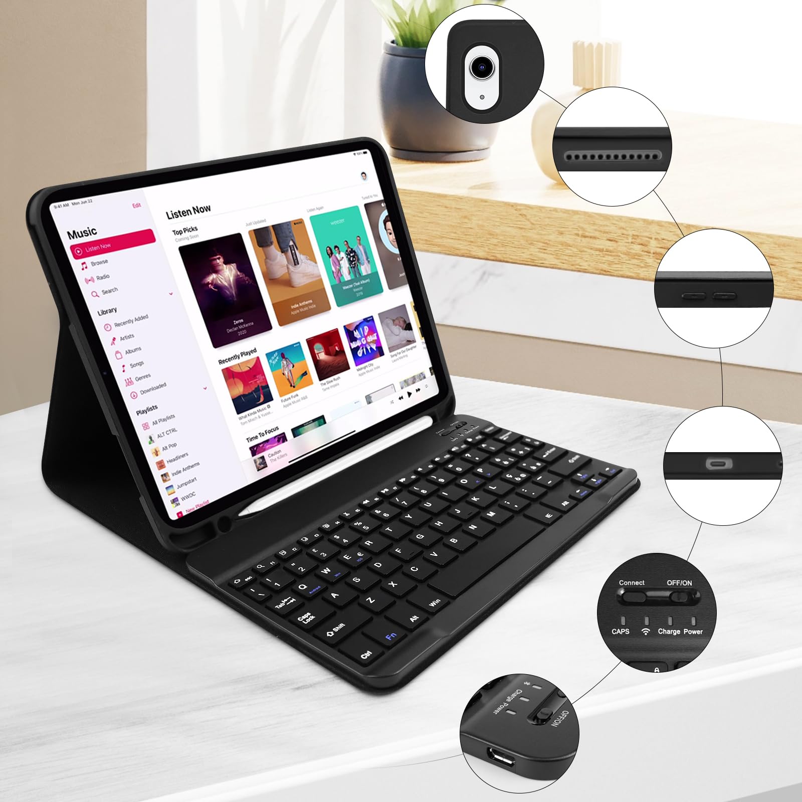 Custodia Combo Touch Di Logitech Con Tastiera Per IPad 10th E IPad  A16 Hqey2ta