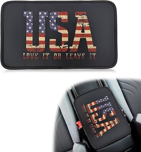 NOTISH Funda para consola central de automóvil, impermeable, protector de caja de asiento para reposabrazos, accesorios de decoración cómodos y