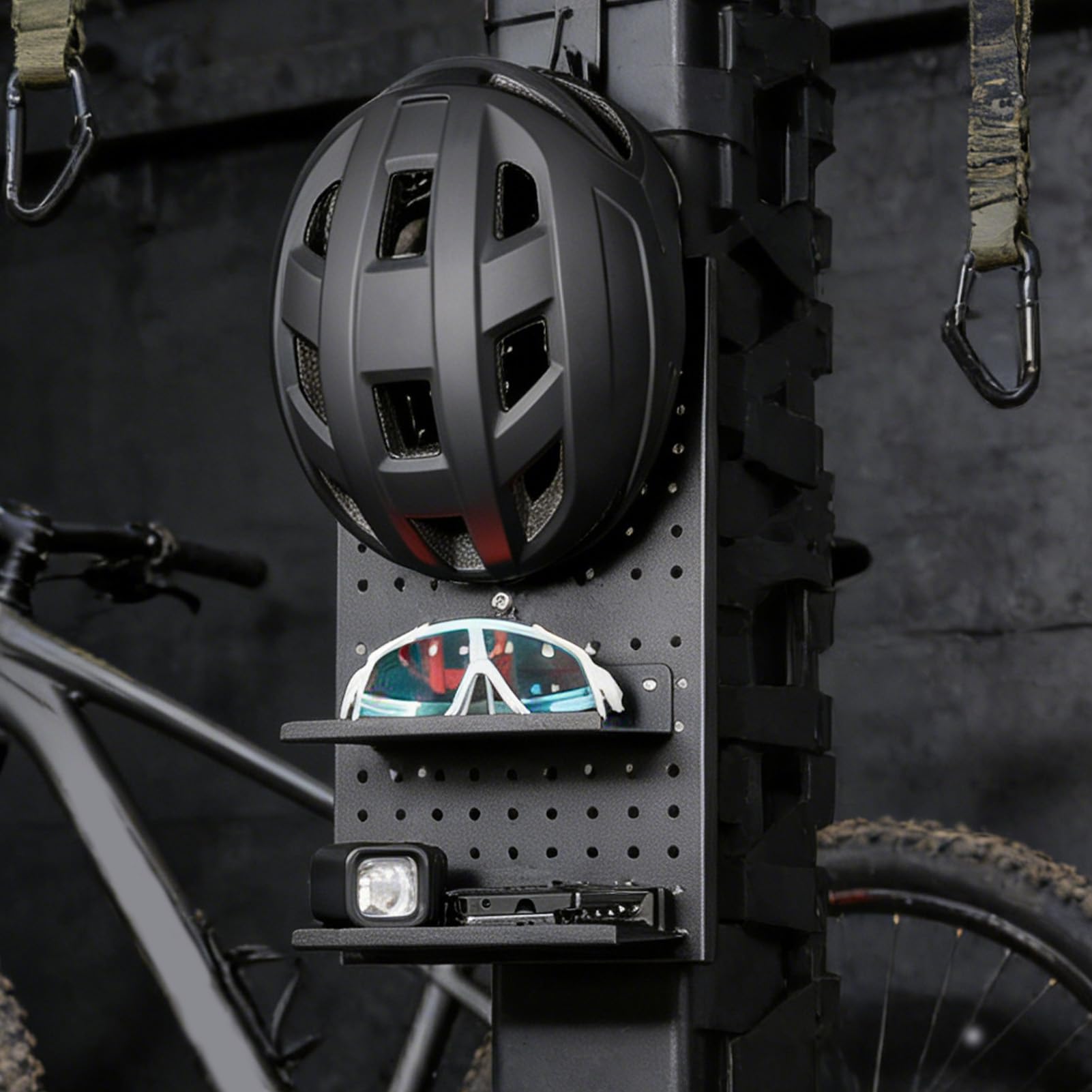 na pegboard, narzędzie do przekładni rowerowej, przedłużenie ze stopu aluminium, na ścianę wystawową, do garażu, rękodzieła, biurka, pokoju, biura, warsztatu