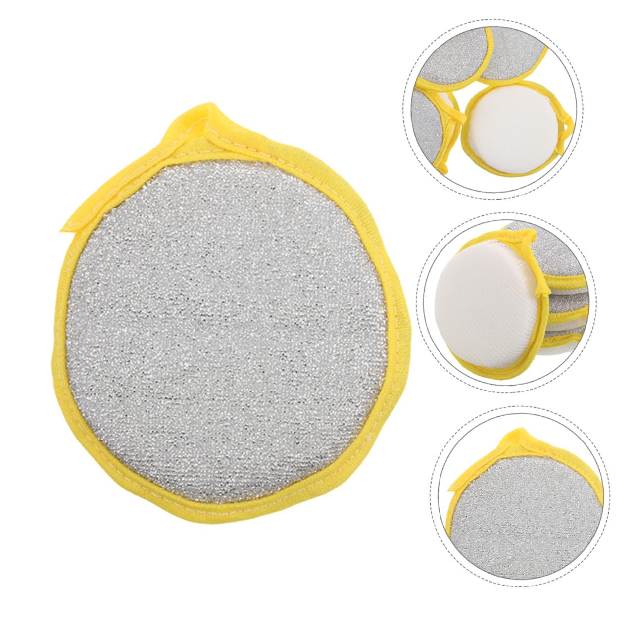 SHERCHPRY 50 Unidades Esponjas para Fregar Platos Esponja de Limpieza Reutilizable Doble Cara Resistente a Arañazos para Cocina y Fregadero