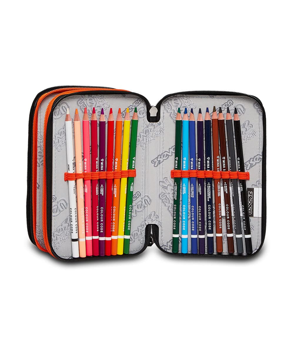 Seven Astuccio 3 Zip, 3 Zip CASE - Chromo Fluid BOY, Multicolored - Image 4