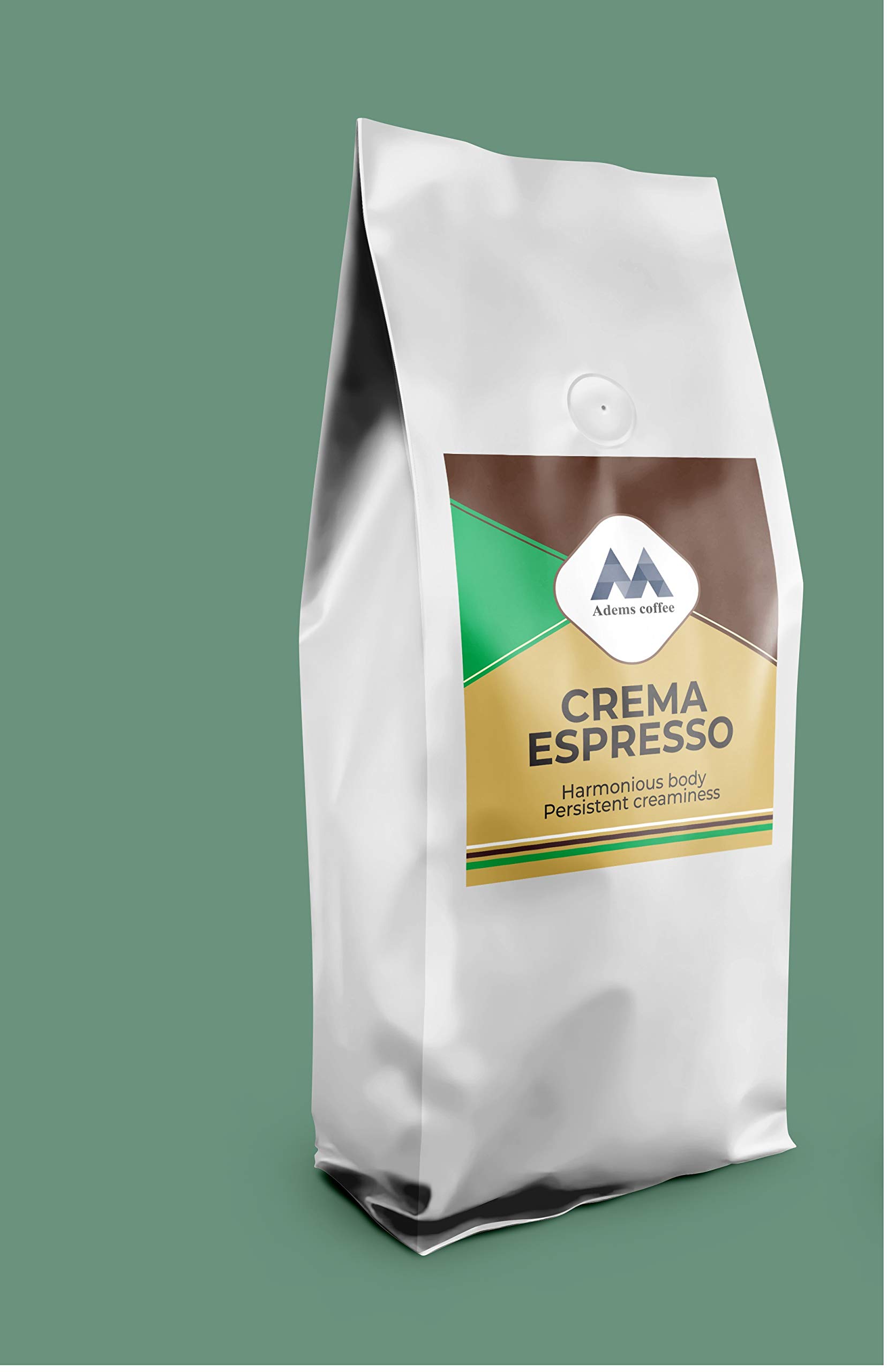 AdemsItalian Espresso Whole or Ground Coffee Beans, 1kg
