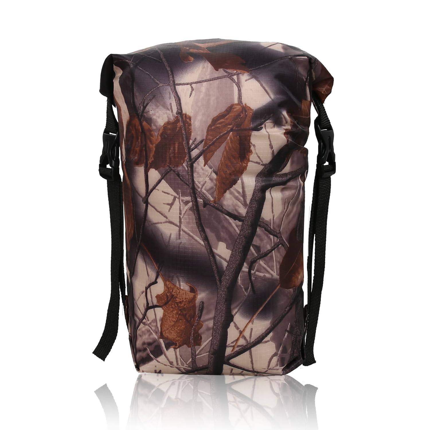 Hosifiy Compression Sack, 5L 210T Polyester Taffeta Compression Stuff Sack for Sleeping Bag, Camping, Outdoor, Hiking, Backpacking, Travel (Dark Camo)