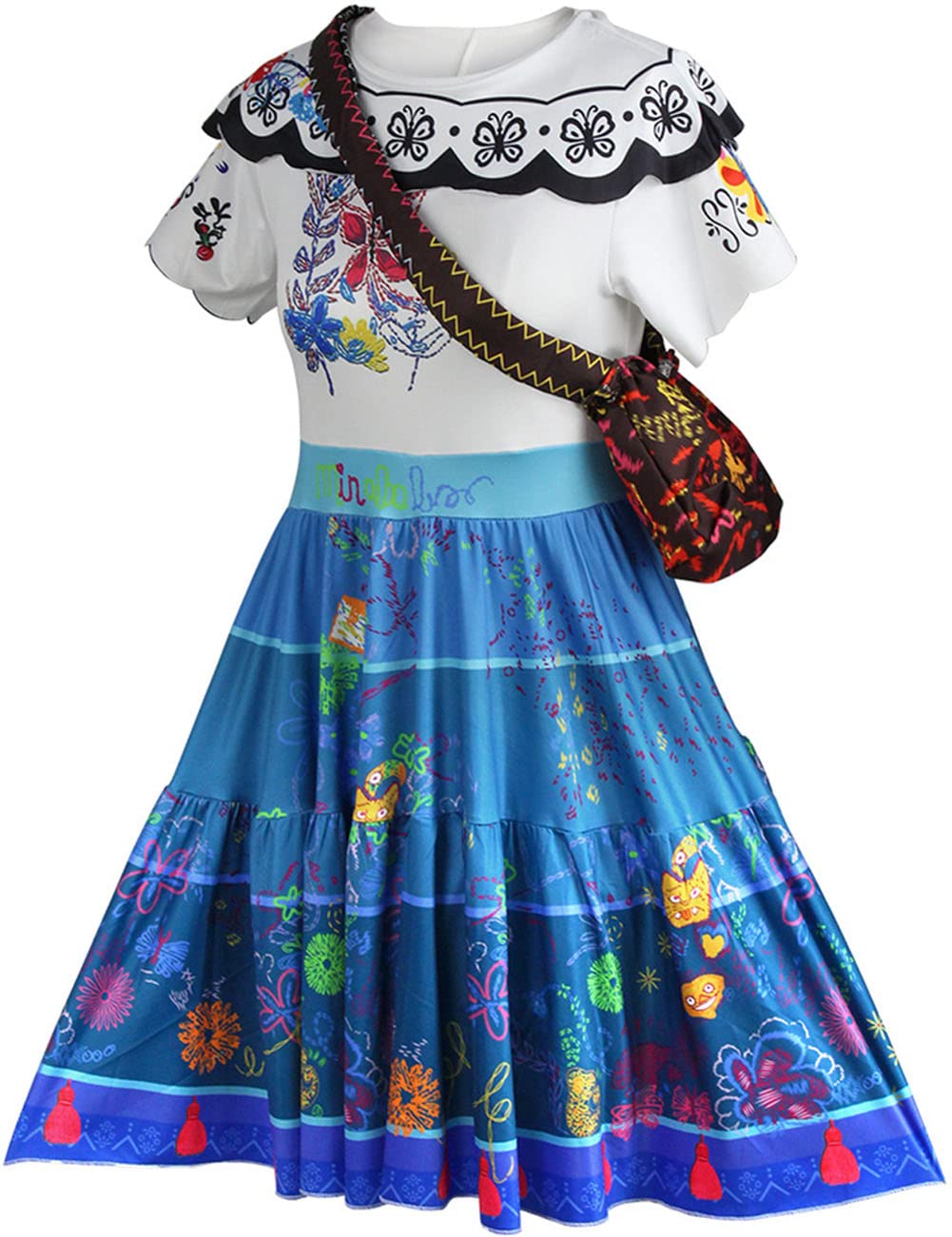size 3XL. Bleoavre Princess Costume Dress for women Anime Halloween Cosplay Outfit (XXXL, Blue)