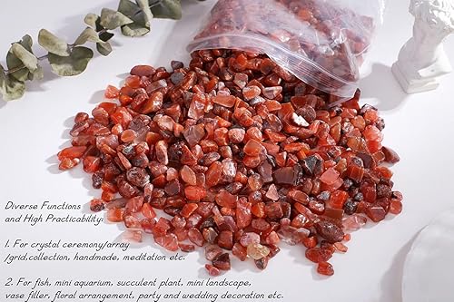 Miniatura 22 de QINJIEJIE Cristales de ojo de tigre de 8.82 oz, piedras pulidas, piedras rodadas, piedras trituradas, cristal de cuarzo triturado, grava natural, 1