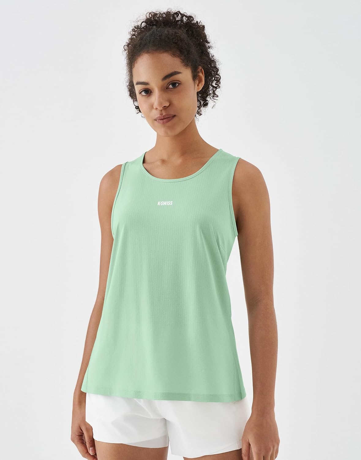 K-Swiss Sleeveless Workout Tops for Women - Breathable Lightweight Athletic Running Tank Tops Active Tennis Yoga Shirts - Image 3
