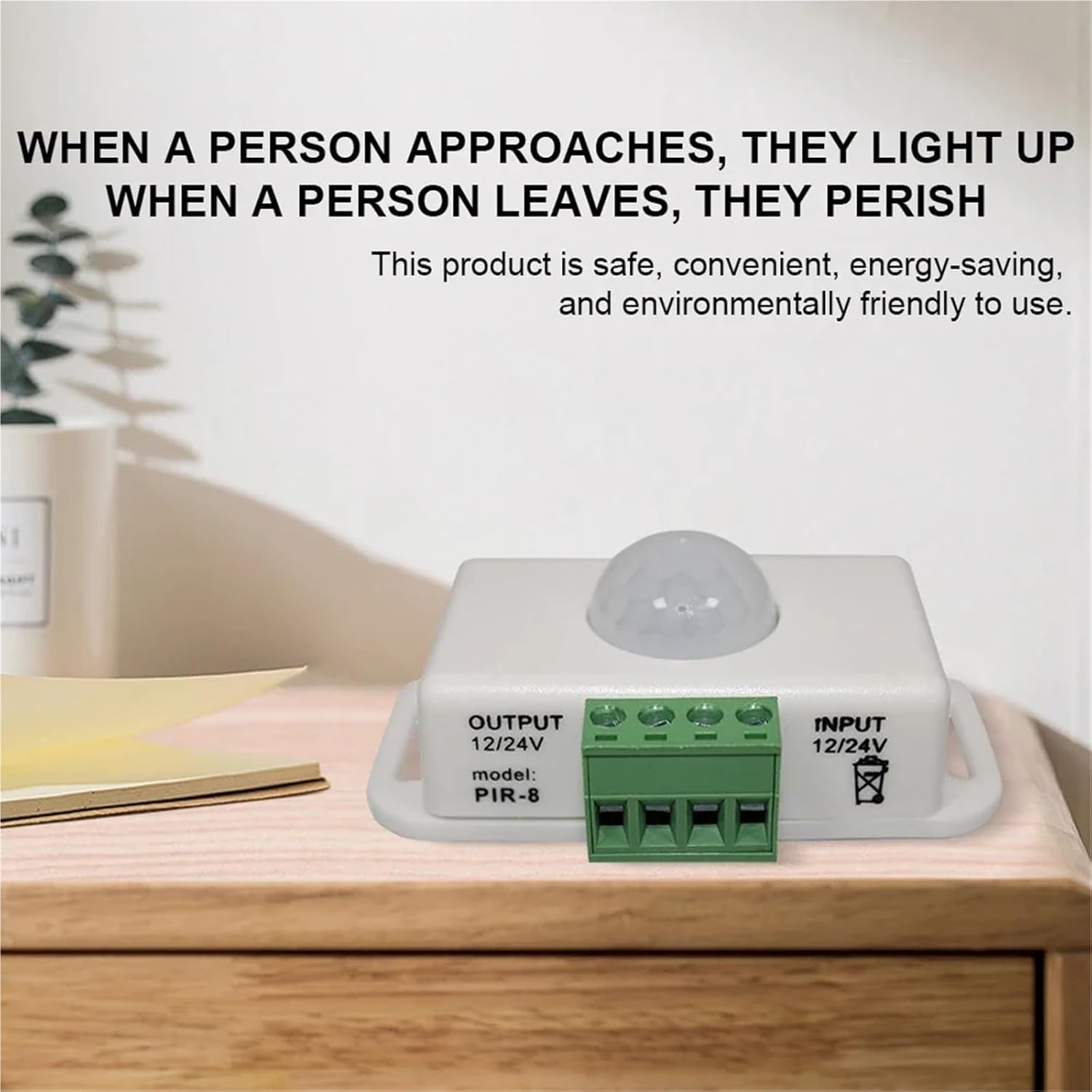 1/2pcs 12V 24V 6A Automatic Adjust Motion Sensor Switch Infrared Detector Light Switch Module for LED Strip Light Lamp(Blue)