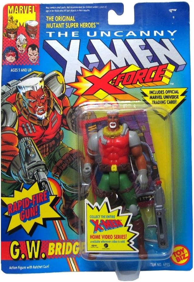 Toy Biz Marvel The Uncanny X-Men G.W. Bridge Action Figure 4.75 Inches