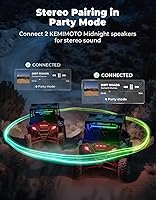 Vista 6 de KEMIMOTO 2025 Midnight 80 32-inch UTV Sound Bar, IP65 Water Resistant Golf Cart Sound Bar, ATV Speaker Bluetooth with RGB, SxS Soundbar Compatible