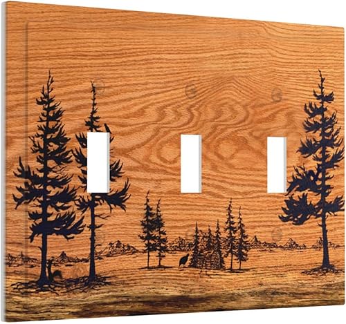 Miniatura 54 de Placa de pared de doble palanca de 2 cuadrillas con diamantes brillantes con diamantes, bonito ojo fucsia, placa frontal decorativa para dormitorio