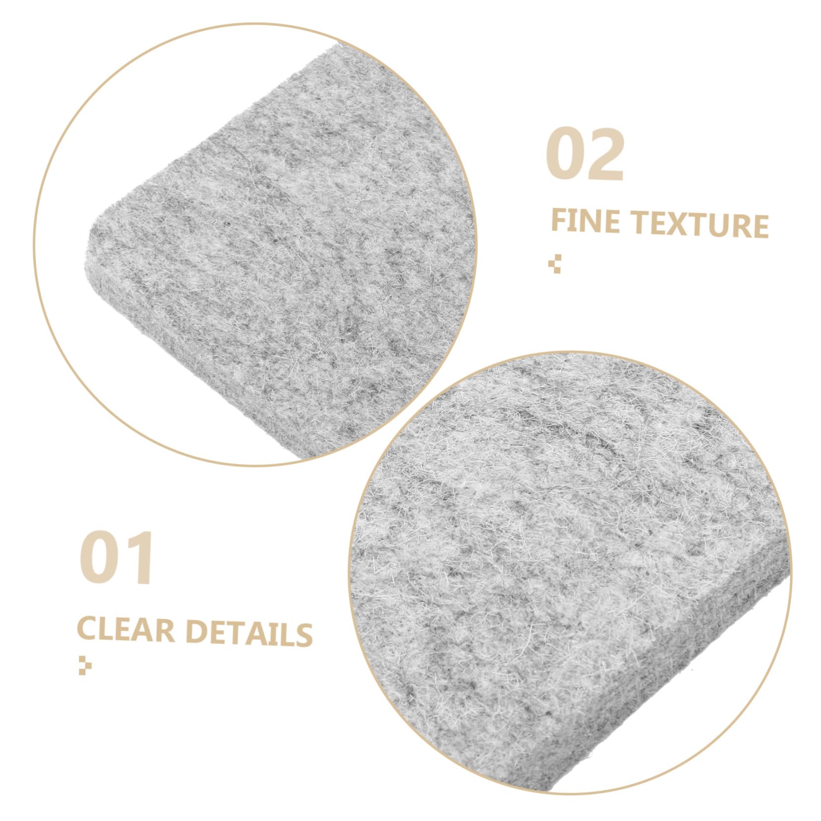 Filz Bügelmatte 30x45cm für Kleidung und Stoffe | Wollfilz, 12x18 Zoll Format, Hohe Absorption und Pflegeleicht, für Trockenreinigung und Nähen