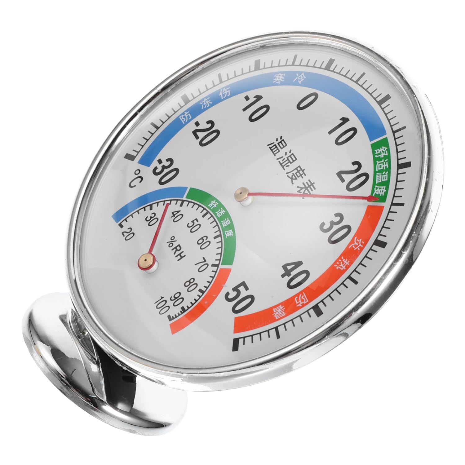 Reptile Thermometer Hygrometer Gauge for Terrariums, Plastic