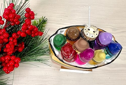 Miniatura 6 de Christmas By Krebs Adornos coleccionables de vidrio soplado para árbol (caja de lápices de 3 34 pulgadas)