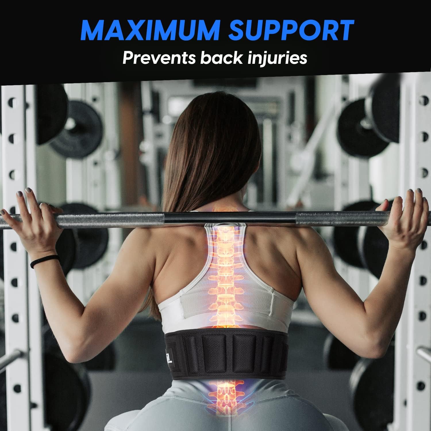 MHiL Workout Bundle - Weight Lifting Belt and Workout Gloves for Men & Women : Sports & Outdoors