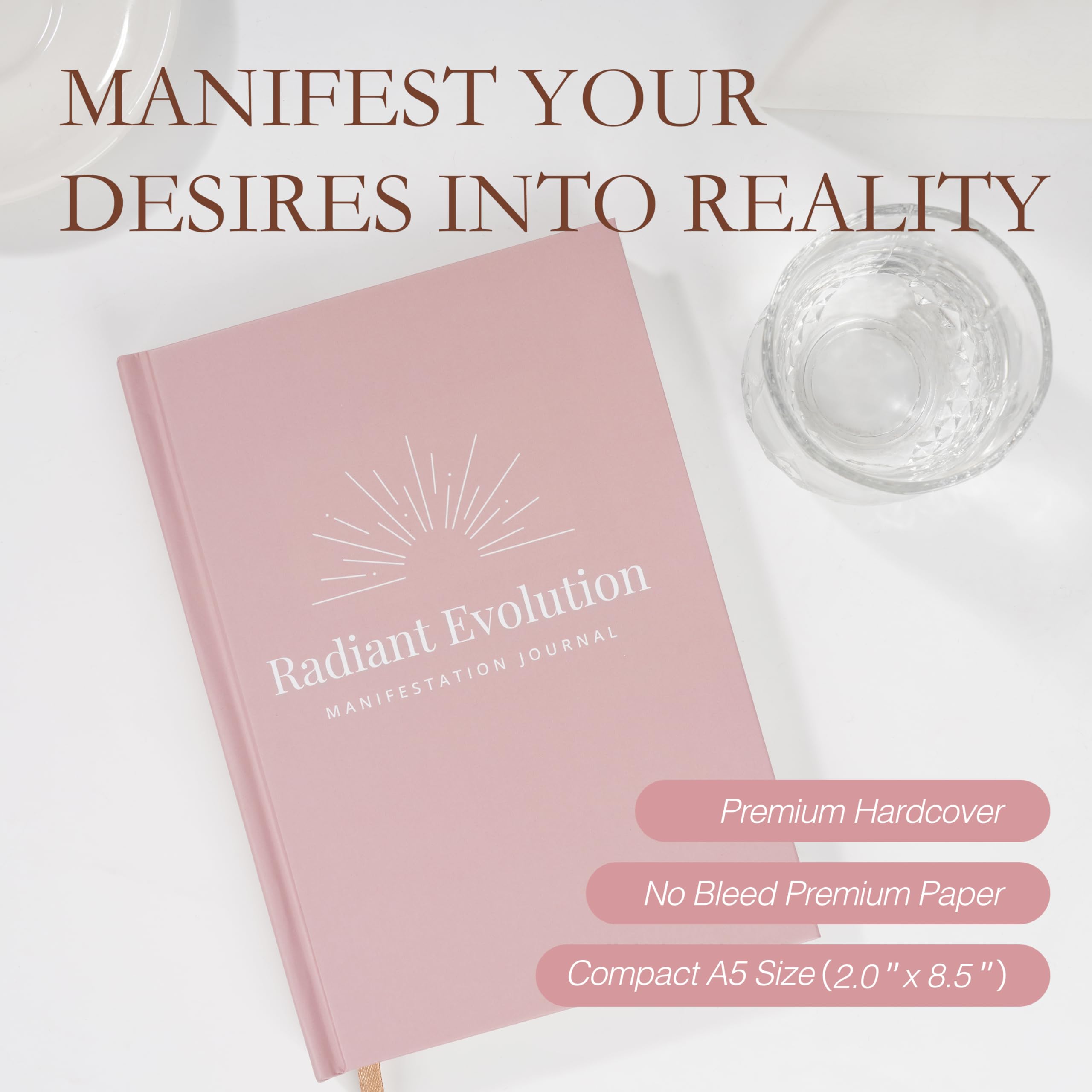 Manifestation Journal for Women - 12- Week Self Care Journal w/Vision Board, 100 Digital Affirmation Cards, Gratitude Prompts & Goal Setting, Meditation - Image 2