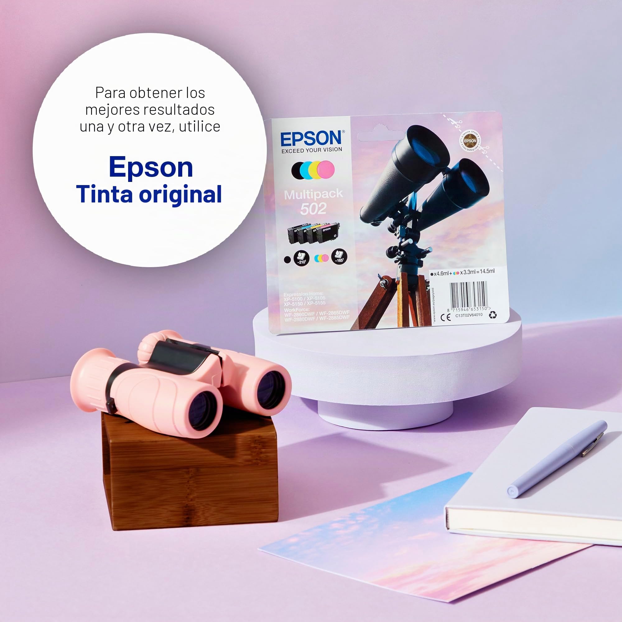Epson Tinta Adecuado para XP5100, Multicolor, XL