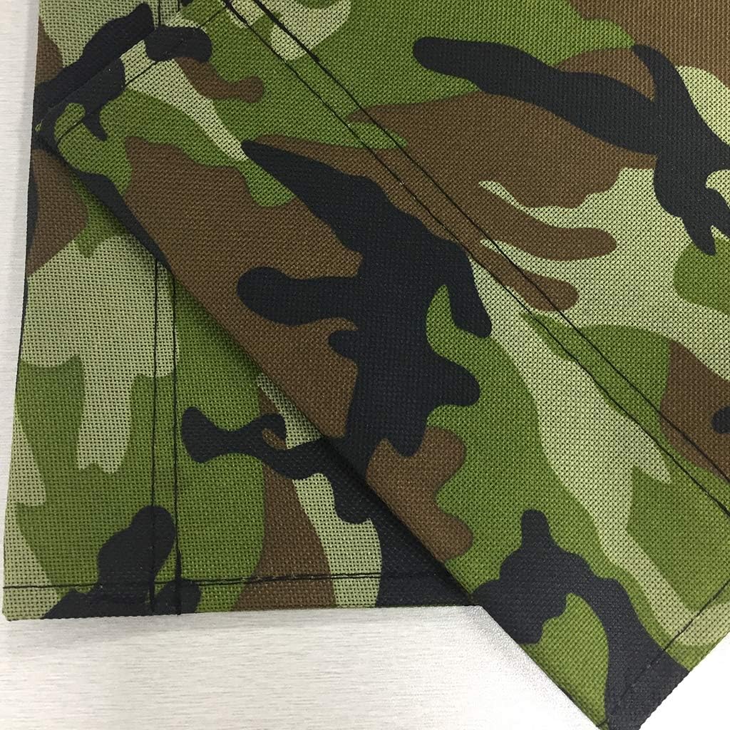 2pcs Chair Canvas Covers Directors Chair Cover Kit Camouflage Replacement Canvas Seat and Back