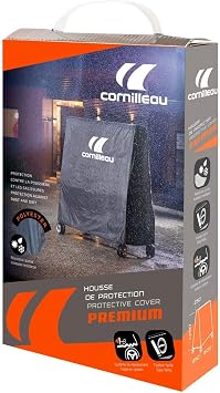 CORNILLEAU - PREMIUM Outdoor ping pong table cover for foldable tables - Grey (slate) - Polyester