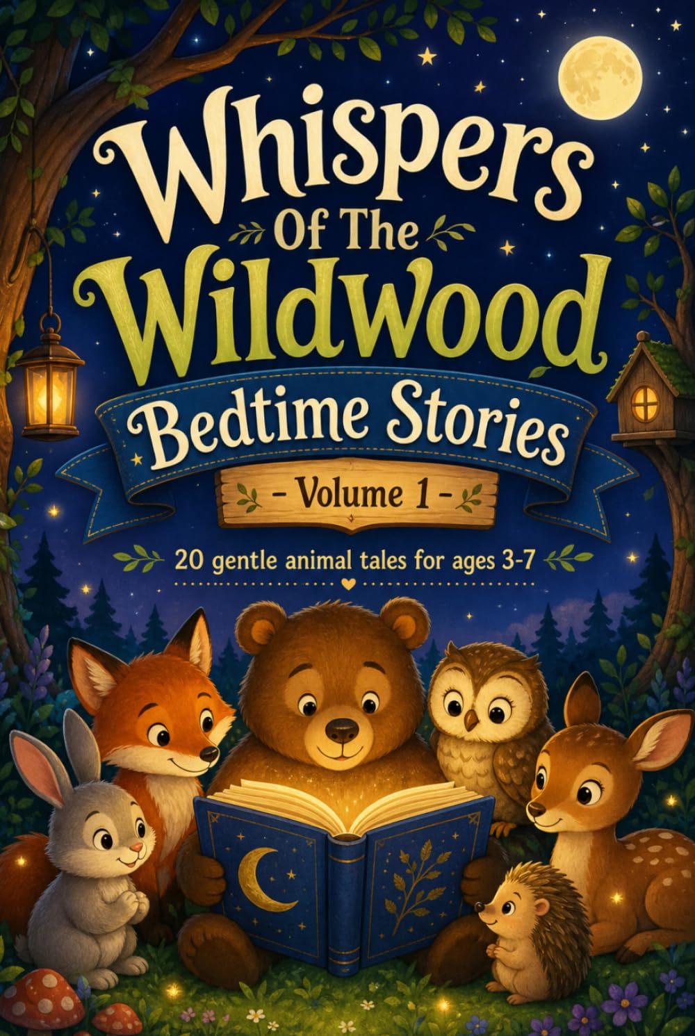 Whispers of the Wildwood Bedtime Stories 1: 20 Gentle Animal Tales for ages 3-7