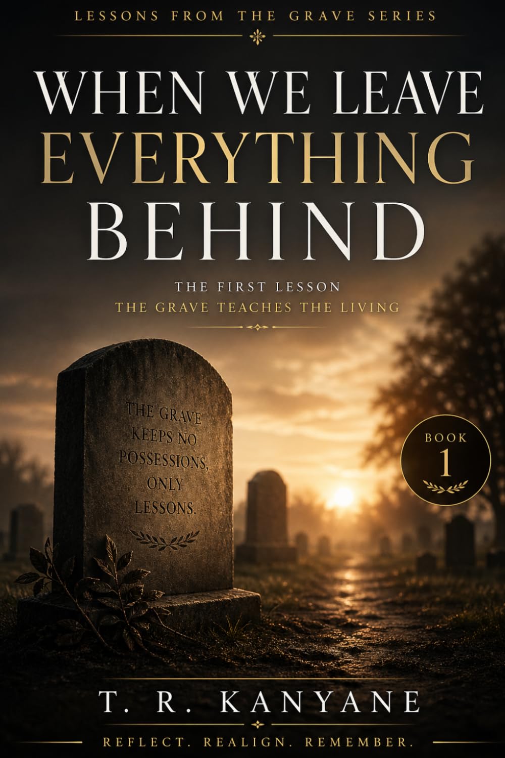 When We Leave Everything Behind: The First Lesson the Grave Teaches the Living: 1 (Lessons from the Grave)