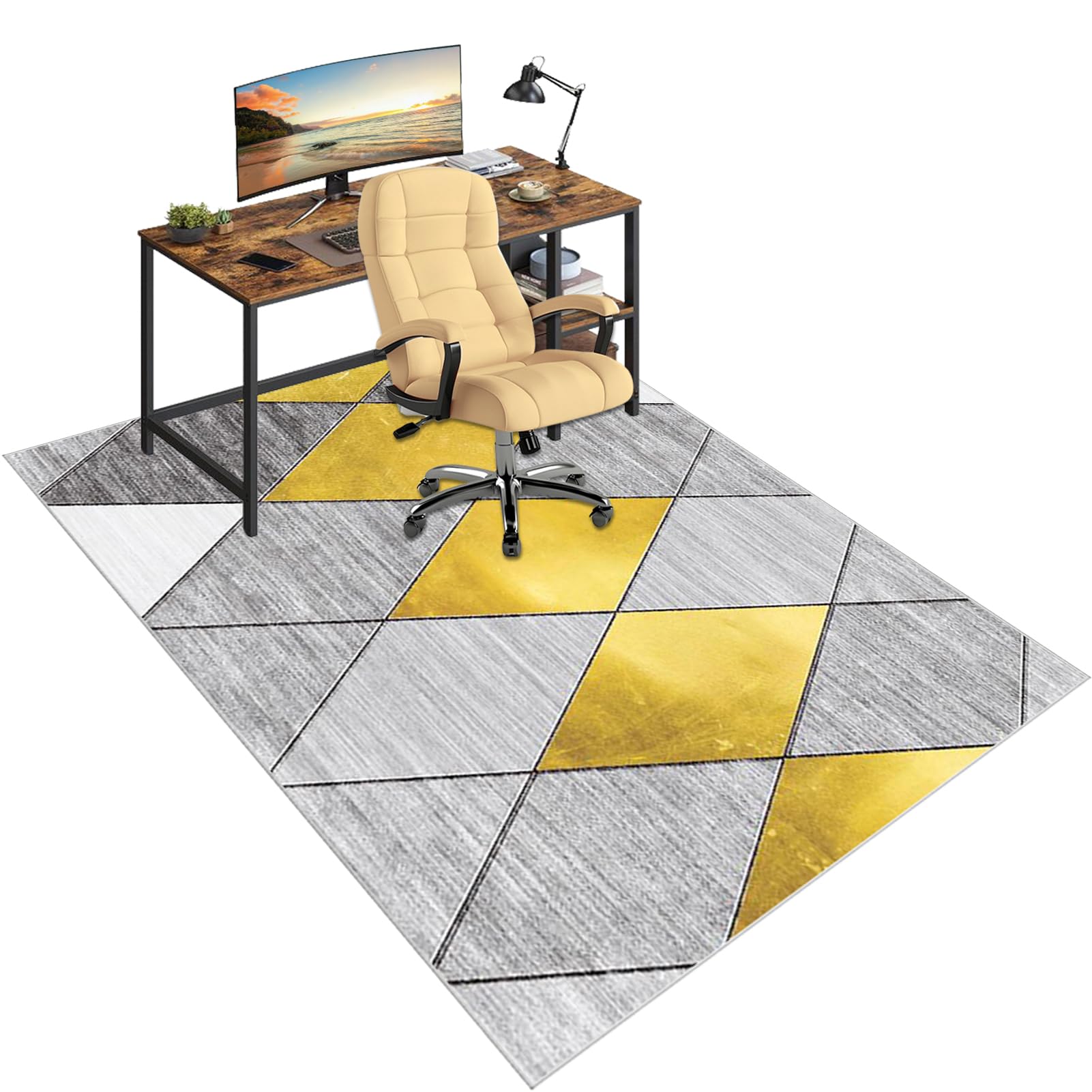 Heavy Du - Tappetino antiscivolo per pavimenti, 150 x 180 cm, ideale per ufficio e auto, antiscivolo, perfetto per la casa e per i lavoratori