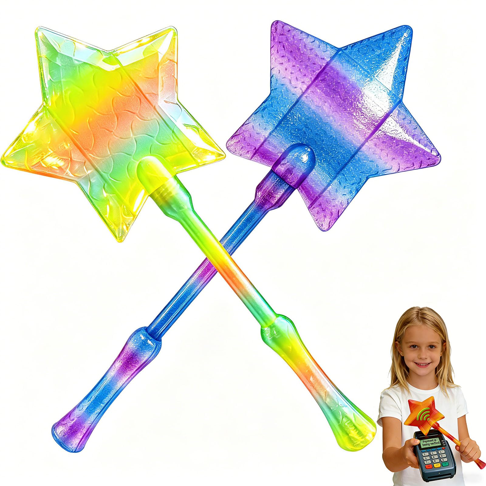 Credit Card Wand Tap to Pay Wand, 3D Printed Magic Wand Credit Card Holder