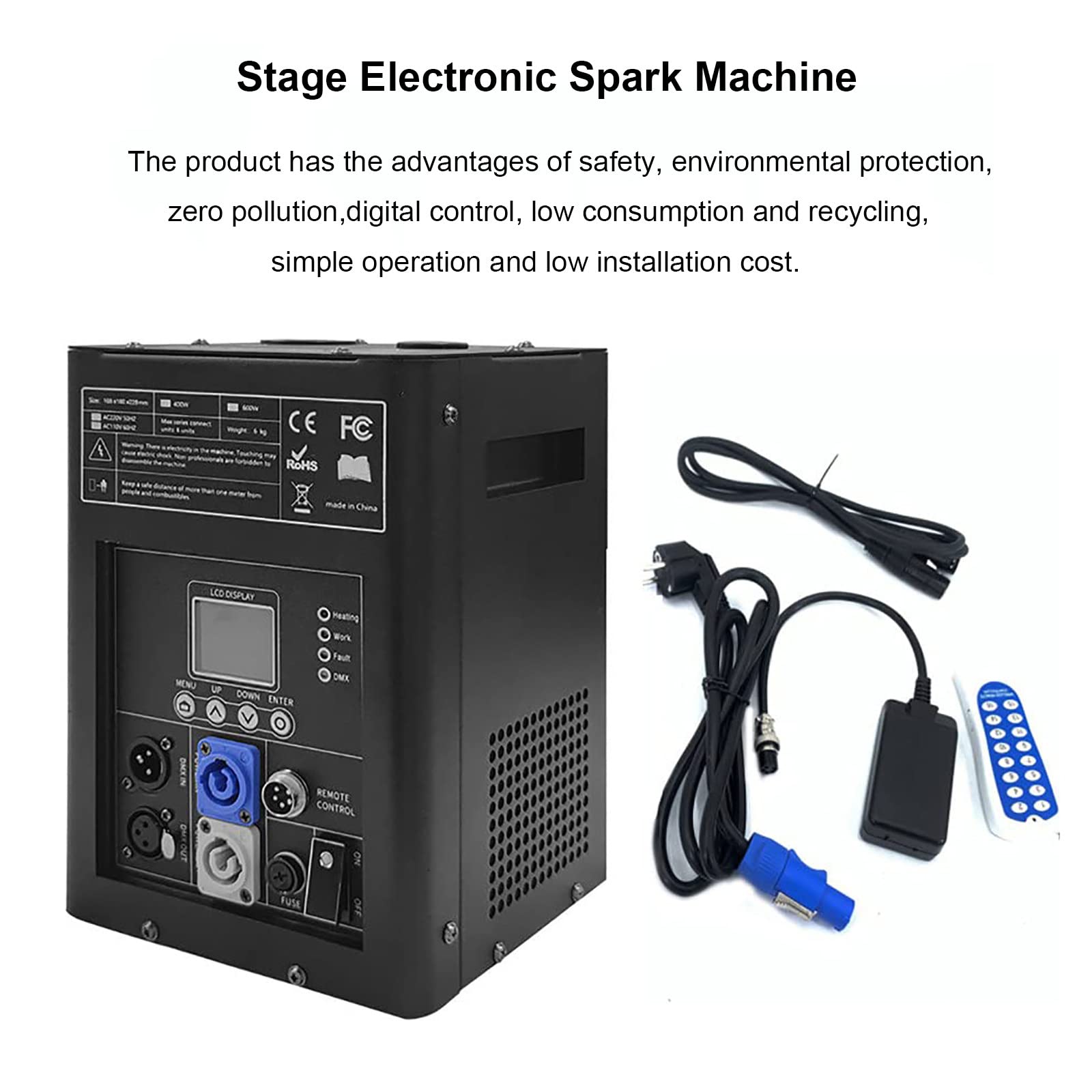 Luci DJ 5 In 1 Con Supporto - Palla Rotante, Strobe, UV, Par LED, Attivazione Sonora Per Feste - Foto 9