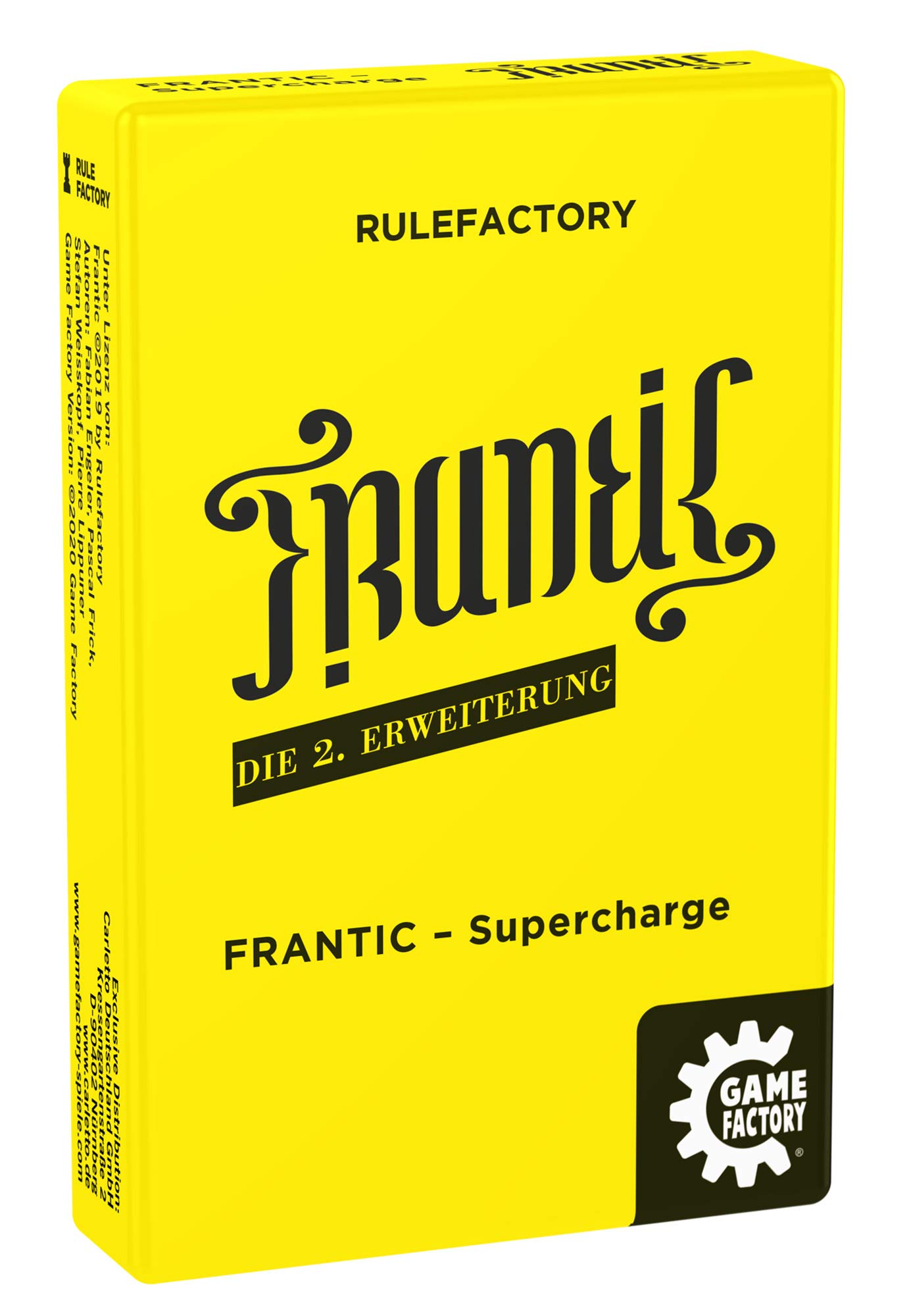 Game Factory - Frantic Supercharge: Strategy Card Game, 7+ Years, 120 Max