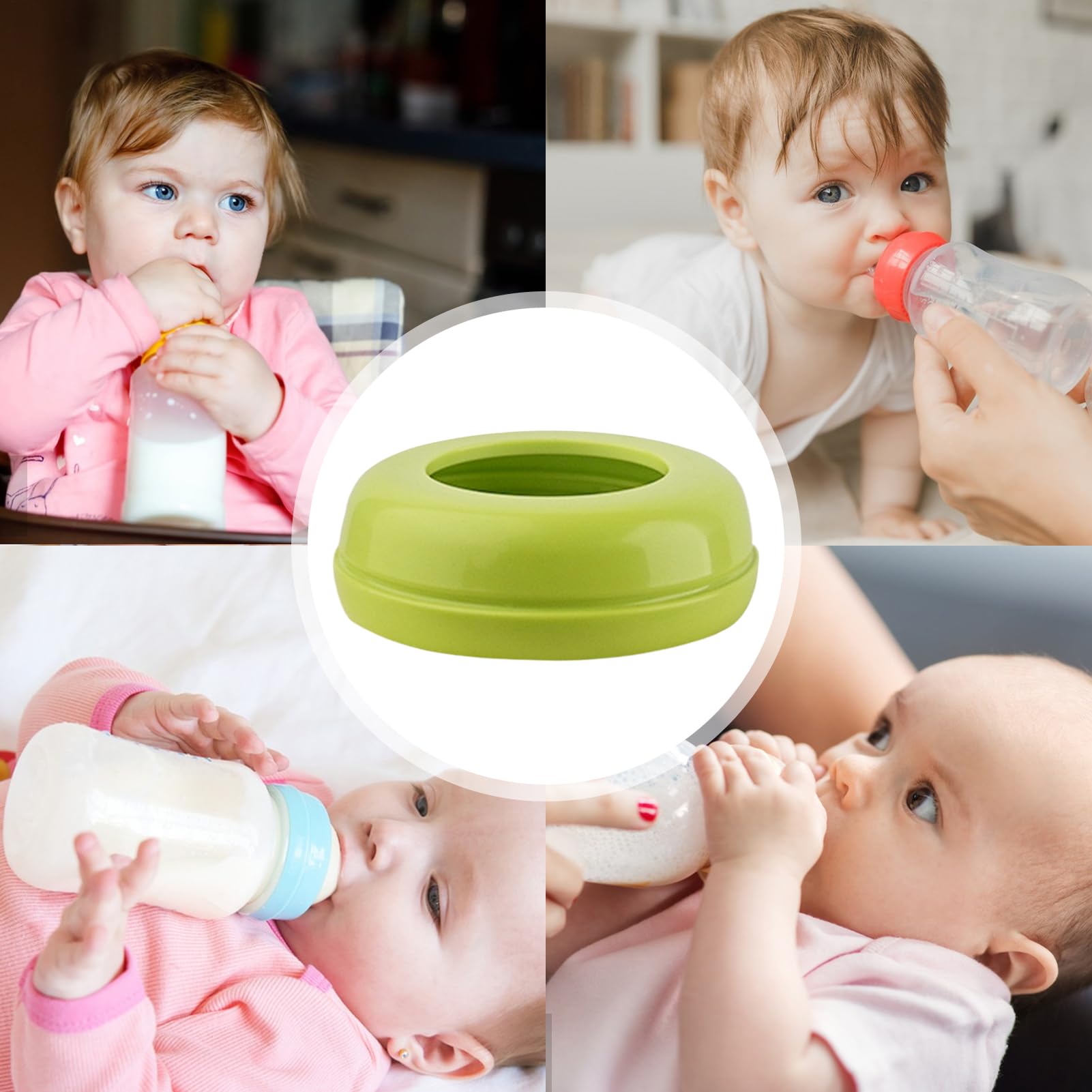 Anneau À Vis De Biberon - Babinet De Remplacement De Biberon, Pièces De Bouchon À L'épreuve Des Fuites | Ensemble À Partir De Matériaux De Sécurité Alimentaire Très Durables, Accessoires De Bébé Fiabl