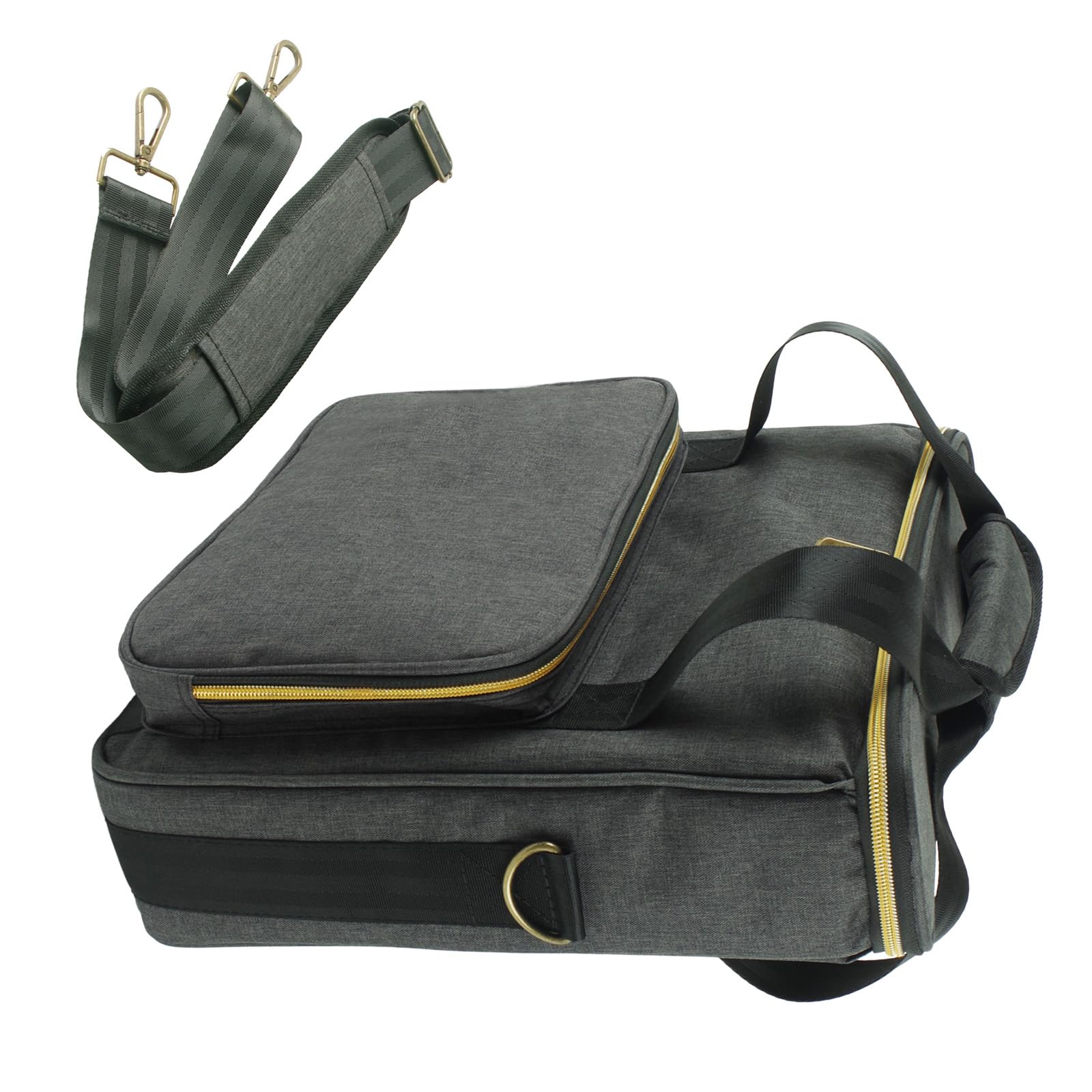 Vinyls - Custodia per il trasporto di dischi da viaggio, portatile, accessori per strumenti