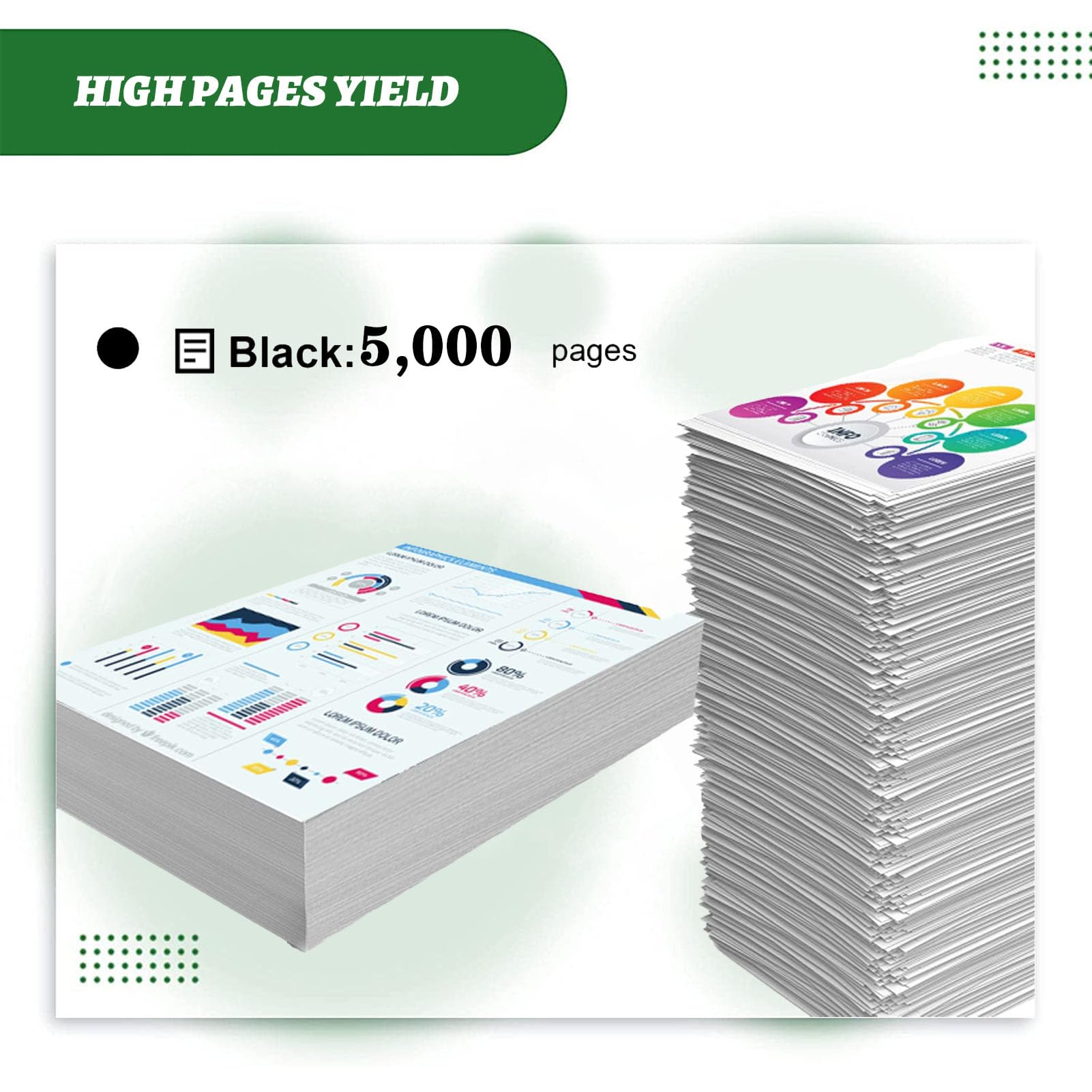 DogePro 502H Toner Compatibile Sostituisce Lexmark 50F2H00 / 502 (Nero - Foto 11