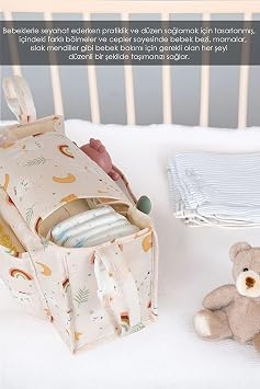 Meleni Baby Bebek Arabası Organizer Çanta - Anne Bebek Bakım Çantası - Puset Düzenleyici - Stroller Bag