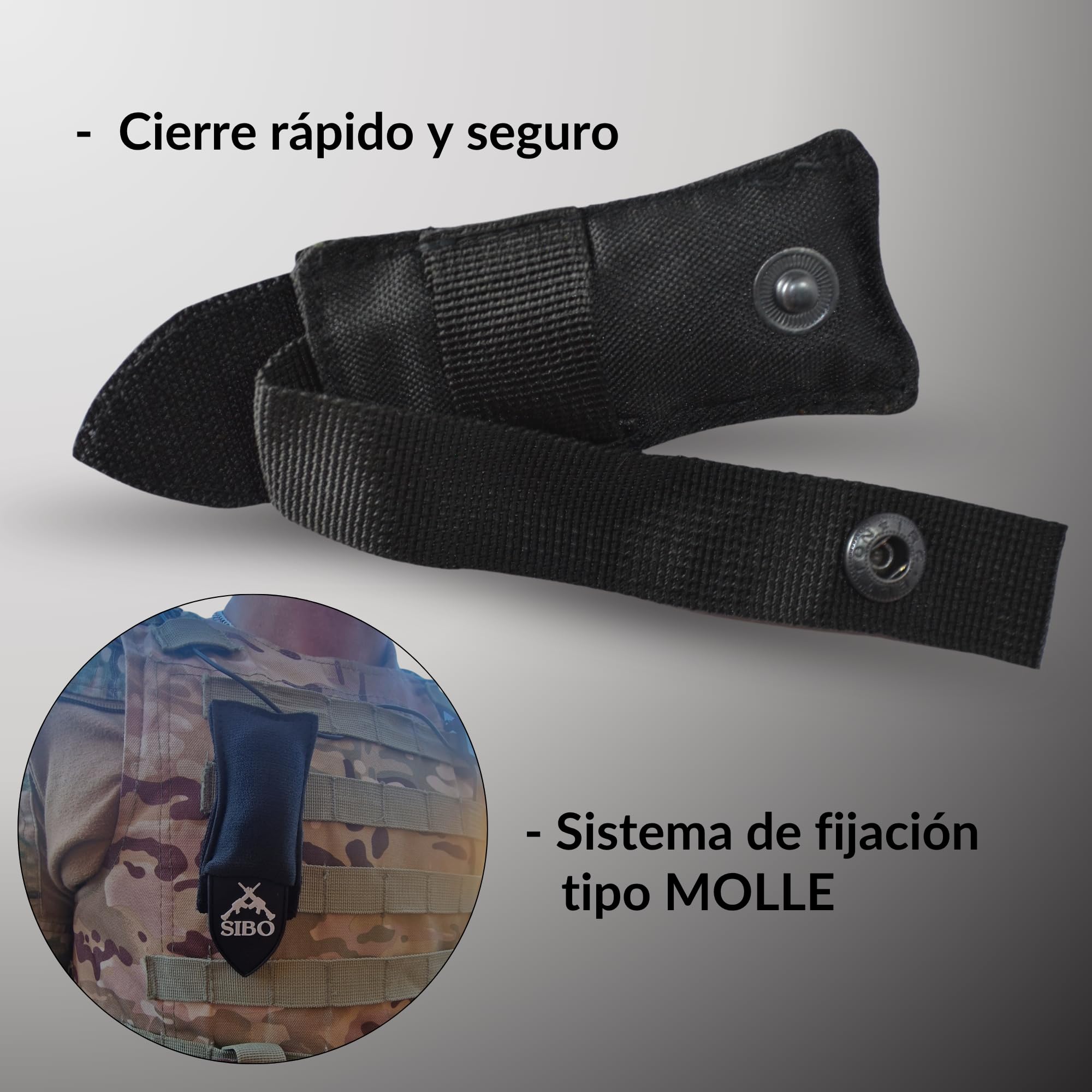 Sibo Pañuelo Rojo Airsoft con Pouch Integrado Deathrag MOLLE Accesorio Táctico