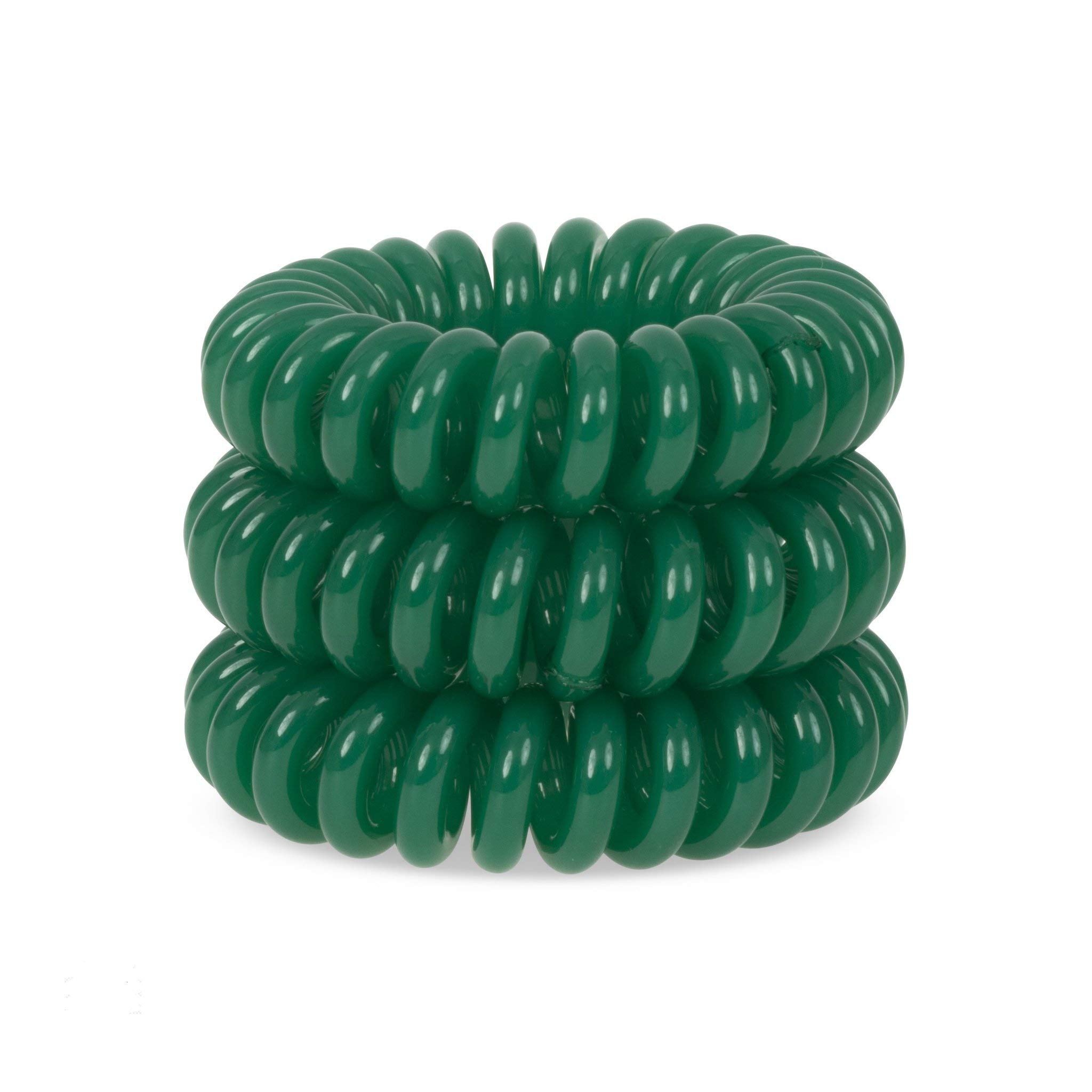 Green Dream SpiraBobble | Hair Bands for Women – 12Pcs Set Hair Bobbles | Durable Hair Tie | Spiral Ring for ponytails
