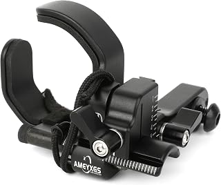 Drop Away Arrow Rest for Compound Bows - Lightweight Aluminum Hunting Arrow Rest with Noise Reduction Design, Y-Fork Fur Wrap, 360° Silent Technology