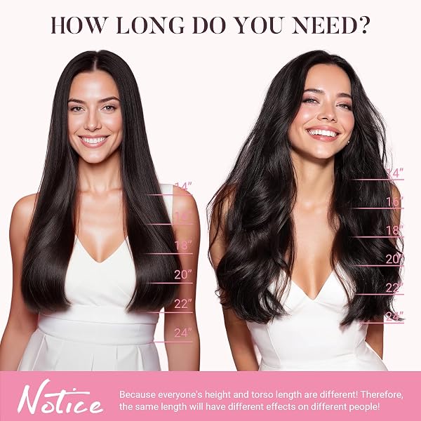 MAXITA Clip in Hair Extensions Real Human Hair 100% Remy Hair Extensions Clip ins Double Weft for Women,Natural Human Hair,16inch 120g 7Pcs,Chocolate Brown - 5