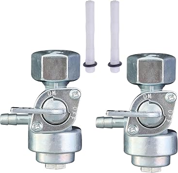 2 pack M16x1.5mm Generator Fuel Shut Off Petcock Valve Compatible with Generac Generator Parts 3500w-9000w 5.5hp-16hp DuroMax Powermate, Gasoline Generator Replacement Parts Fuel Switch Valve